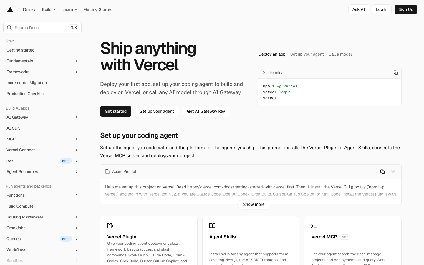 Vercel Documentation